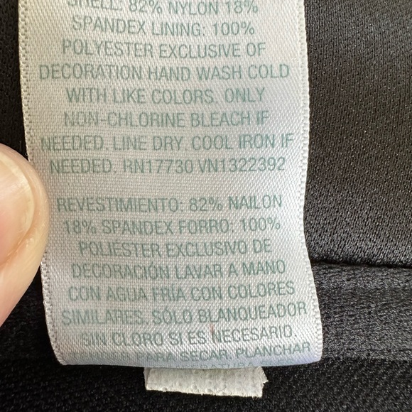 Kona Sol Women's Bandeau One Piece Strapless Swimsuit Ruffle Black Size Large - Picture 10 of 12